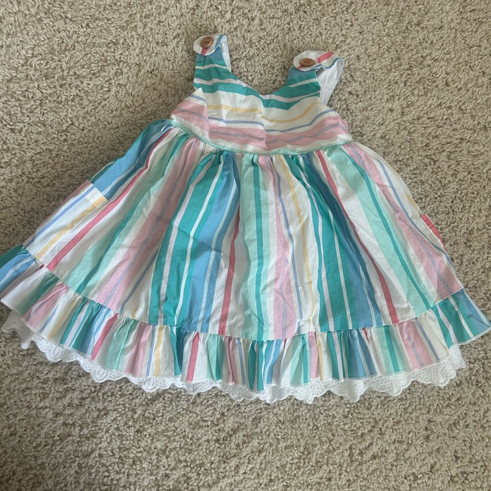Sweet Honey Striped Dress